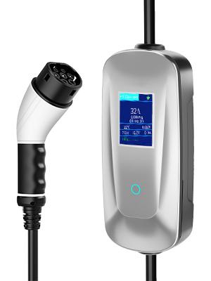 7KW 1相EV充電器タイプ2 /タイプ1 /GBT 16A / 32A モバイルEVSE充電ステーション 4