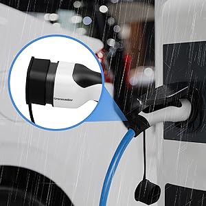 男性から女性までのEVチャージャーケーブルタイプ2巻き式SAE J1772タイプ1 1 / 3フェーズ3.6KW - 22KW 5